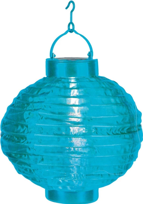 Best Season Solar Lampion Gartenleuchte blau