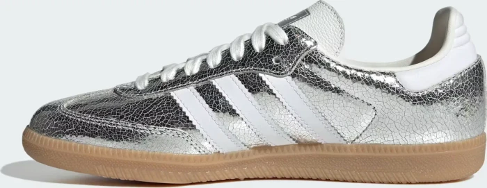 adidas Samba OG silver metallic/cloud white/core white