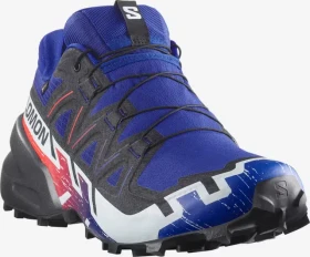 Salomon Speedcross 6 GTX Equipe surf the web/fiery red/white (Herren)