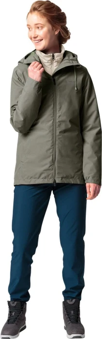 Vaude Mineo 3in1 Funktionsjacke khaki (Damen)