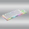 Hator Gravity X TKL Wired, weiß/silber, LEDs RGB, Aurum Orange rev.2.0, USB, US Vorschaubild