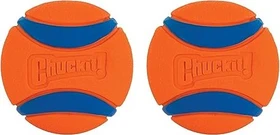 Chuckit Ultra Ball, Small 2er-Pack, orange/blau