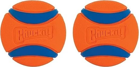 Chuckit Ultra Ball, Small 2er-Pack, orange/blau