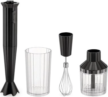 Alessi Plissé Stabmixer schwarz