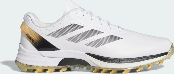 adidas Adizero ZG Spikeless Golf cloud white/core black/ice tangerine (Herren)