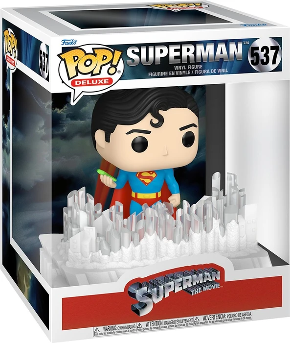 FunKo Pop! Heroes - DC Superman - Deluxe Superman with Crystal Fortress of Solitude 1978