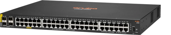 HPE Aruba CX 6000 Series Rackmount Gigabit Managed Switch, 48x RJ-45, 4x SFP, 740W PoE+