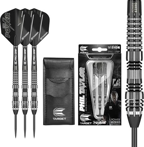 Target Phil Taylor Power 8Zero Dartpfeil Set 21g black titanium