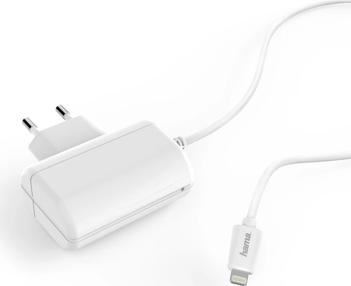 Hama Ladegerät Lightning 1A weiß