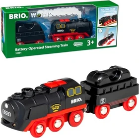 BRIO Batterie-Dampflok mit Wassertank