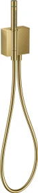 Hansgrohe Axor Edge Brausearmatur mit 2jet Stabhandbrause Diamantschliff polished goldoptik
