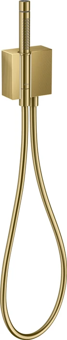 Hansgrohe Axor Edge Brausearmatur mit 2jet Stabhandbrause Diamantschliff polished goldoptik