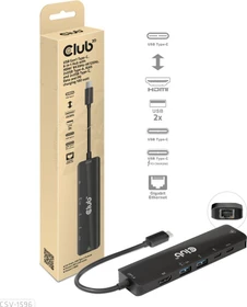 Club 3D 6in1 Hub, USB-C 3.0 [Stecker] (CSV-1596)