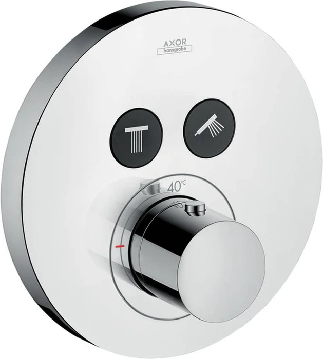 Hansgrohe Axor ShowerSelect rund Thermostat mit 2 Ventilen chrom