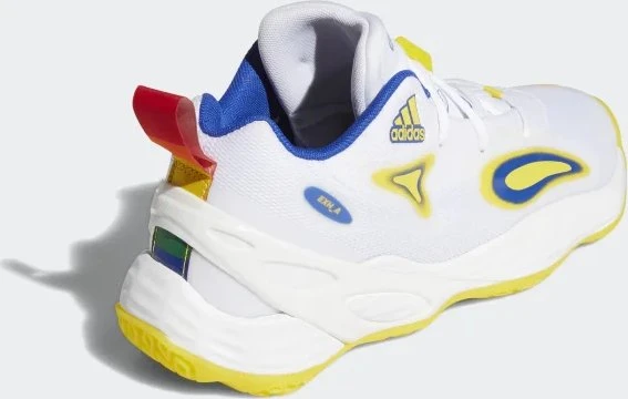 adidas Exhibit A cloud white/team colleg purple/team yellow