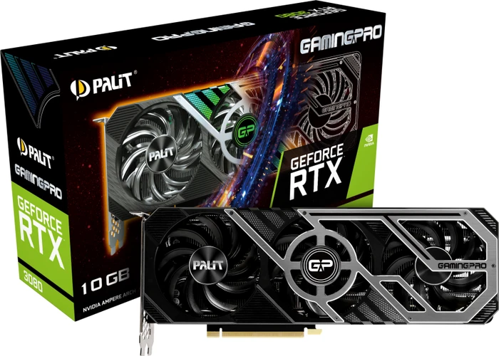 Palit GeForce RTX 3080 GamingPro V1 (LHR), 10GB GDDR6X, HDMI, 3x DP