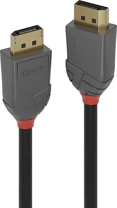 Lindy Anthra Line DisplayPort 1.4 Kabel schwarz, 5m