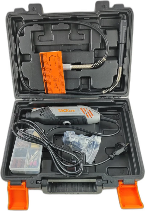 Tacklife RTSL50AC Elektro-Geradschleifer inkl. Koffer + Zubehör
