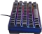 Deltaco Gaming DK240 Mini, 60%, schwarz, LEDs RGB, semi-transparent, USB, DE Vorschaubild