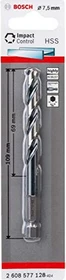 Bosch Professional HSS Impact Control Spiralbohrer, 7.5x69x109mm, 1 Stück