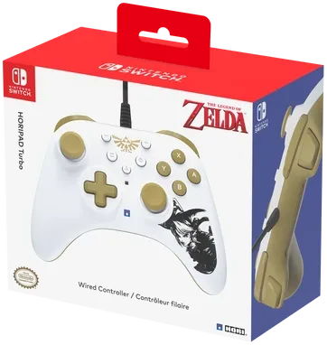 Hori Horipad Turbo Controller The Legend of Zelda Edition weiß/gold (Switch)