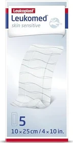 BSN medical Leukomed skin sensitive Pflaster steril, 10 x 25cm, 5 Stück