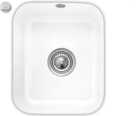 Villeroy & Boch Cisterna 45 Unterbau Becken mittig mit Ablauffernbedienung snow white