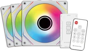 Xigmatek Infinity G20A Arctic, LED-Steuerung, Fernbedienung, 120mm, 3er-Pack (EN44793)