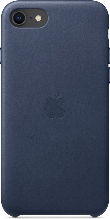 Apple Leder Case für iPhone SE (2020) mitternachtsblau