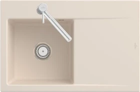 Villeroy & Boch Subway Style 45 Einbau Becken links ivory