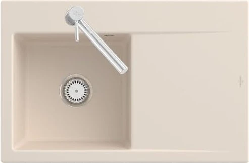 Villeroy & Boch Subway Style 45 Einbau Becken links ivory
