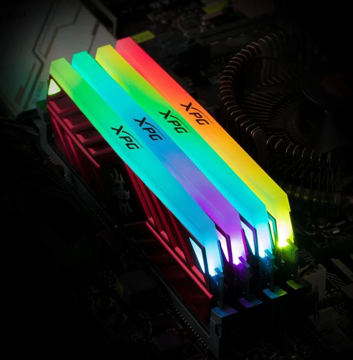 ADATA XPG Spectrix D41 rot RGB UDIMM 8GB, DDR4-4133, CL19-19-19, 1RX8