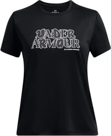 Under Armour Tech Wordmark Funktionsshirt kurzarm black/castlerock/white (Junior)