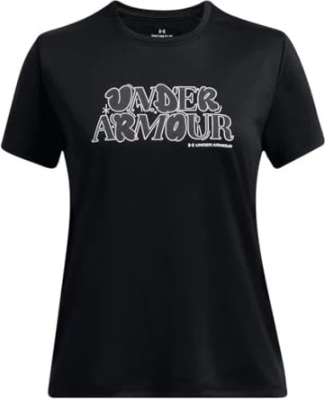 Under Armour Tech Wordmark Funktionsshirt kurzarm black/castlerock/white (Junior)