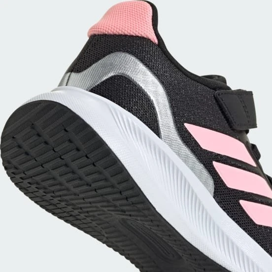 adidas Runfalcon 5 core black/pink spark/silver metallic (Junior)