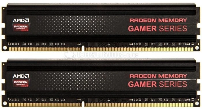 AMD Radeon R9 Gamer Series UDIMM 8GB Kit, DDR3-2400, CL11-12-12-31, 1RX8