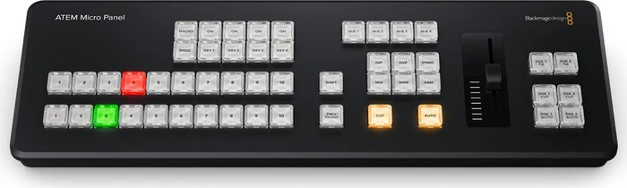 Blackmagic Design ATEM Micro Panel, mobiles Bedienpult für Videomischer, USB-C/Bluetooth