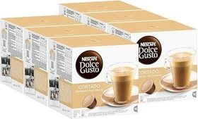 Nestlé Nescafe Dolce Gusto Espresso Cortado Kaffeekapseln, 96 Stück (6x 16 Stück)