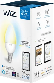 WiZ Whites LED Kerze 5.5W E14