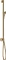 Hansgrohe Axor One Brausestange mit Wandanschluss und Brauseschlauch polished bronze Vorschaubild
