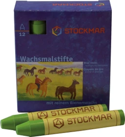 Stockmar Wachsstifte, gelbgrün, 12er-Pack