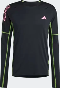 adidas Adizero Running Laufshirt langarm schwarz (Herren)