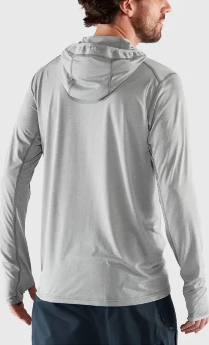 Fjällräven Abisko Sun-Hoodie Funktionsshirt langarm shark grey (Herren)