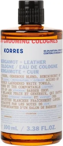 Korres Athenian Grooming Bergamotte & Ledernoten Eau de Cologne, 100ml