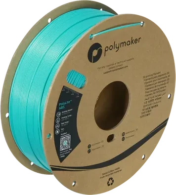 Polymaker PolyLite ABS, Light Blue, Spule, 1.75mm, 1.00kg