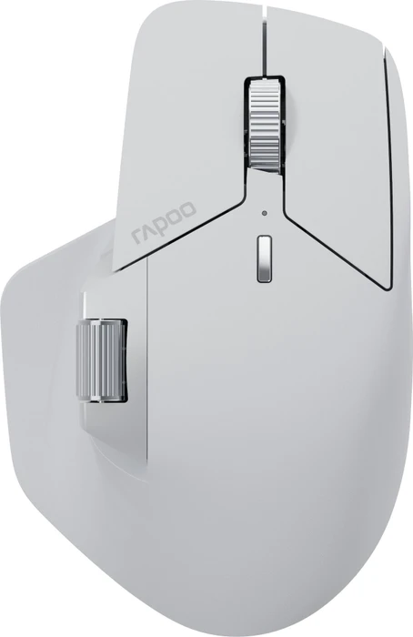 Rapoo MT760M Wireless Multi-mode Mouse grau/weiß, USB/Bluetooth