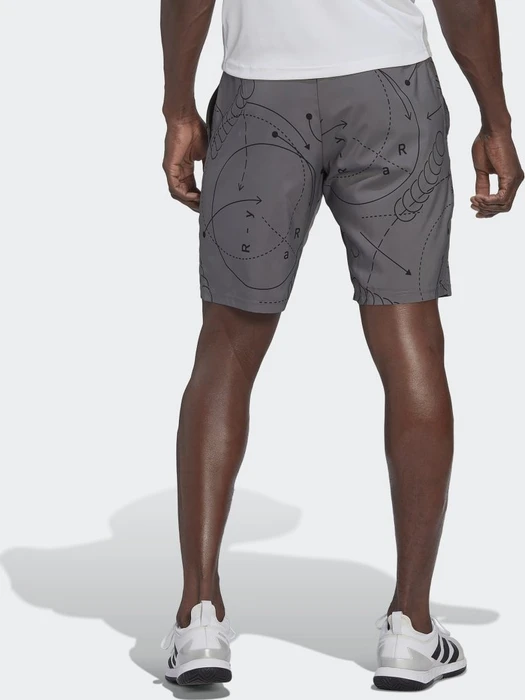 adidas Club Graphic Tennis Hose kurz grey four (Herren)