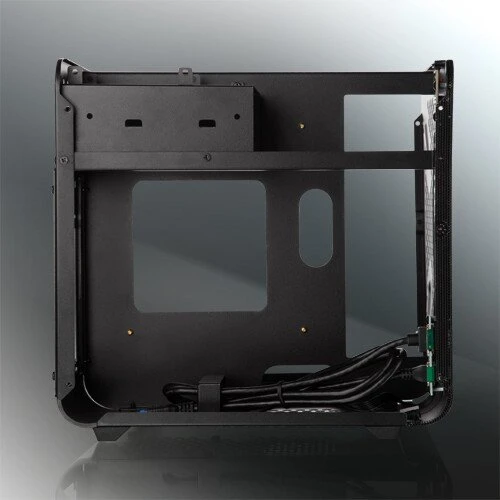 Raijintek Metis Evo TGS, weiß/schwarz, Glasfenster, Mini-ITX