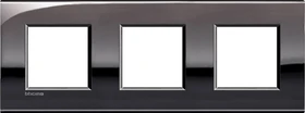 Bticino LivingLightAIR Abdeckrahmen Europe 3fach 2+2+2 Module, zinn