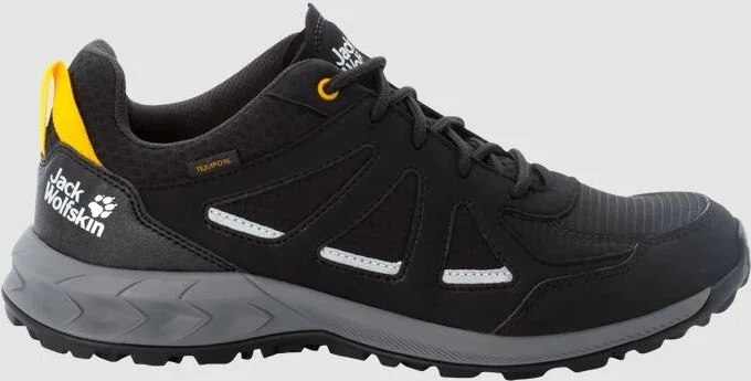 Jack Wolfskin Woodland 2 Texapore Low black/burly yellow xt (Herren)